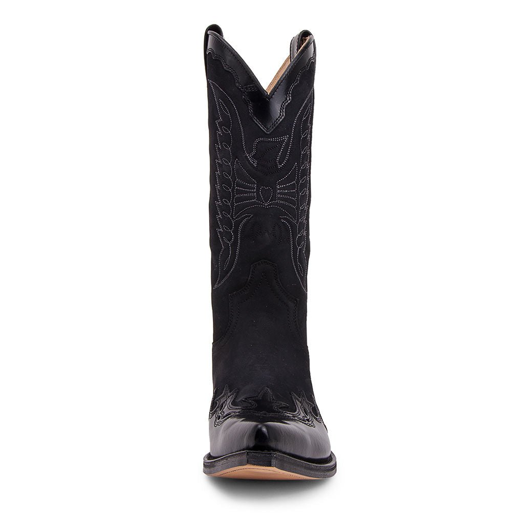 sendra-boots-2560-cuervo-flora-negro-westernstiefel-schwarz image 3