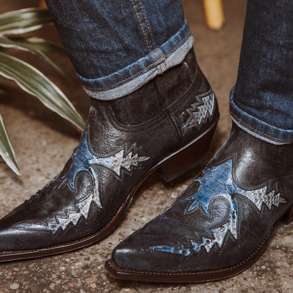 sendra-boots-6821p-cuervo-barbados-cowboystiefel-schwarz-herren image 5
