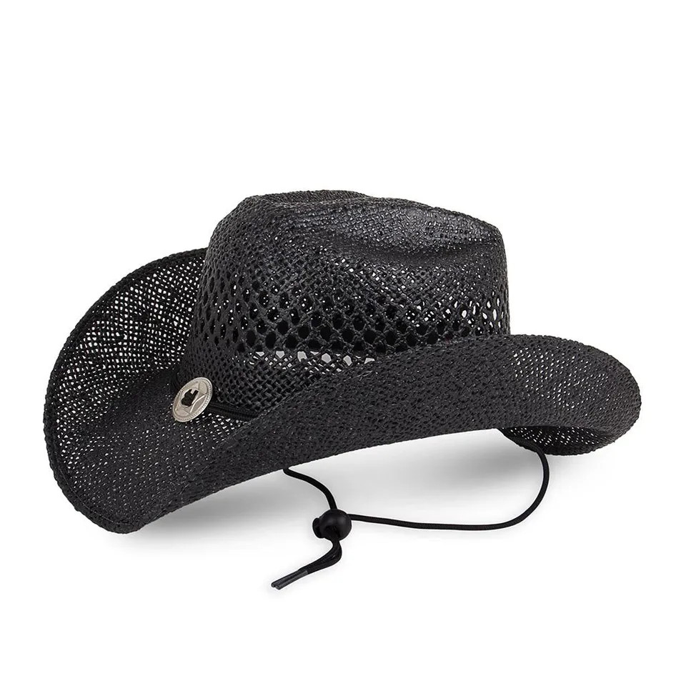 sendra-boots-sombrero-flor-negro-western-hut image 1