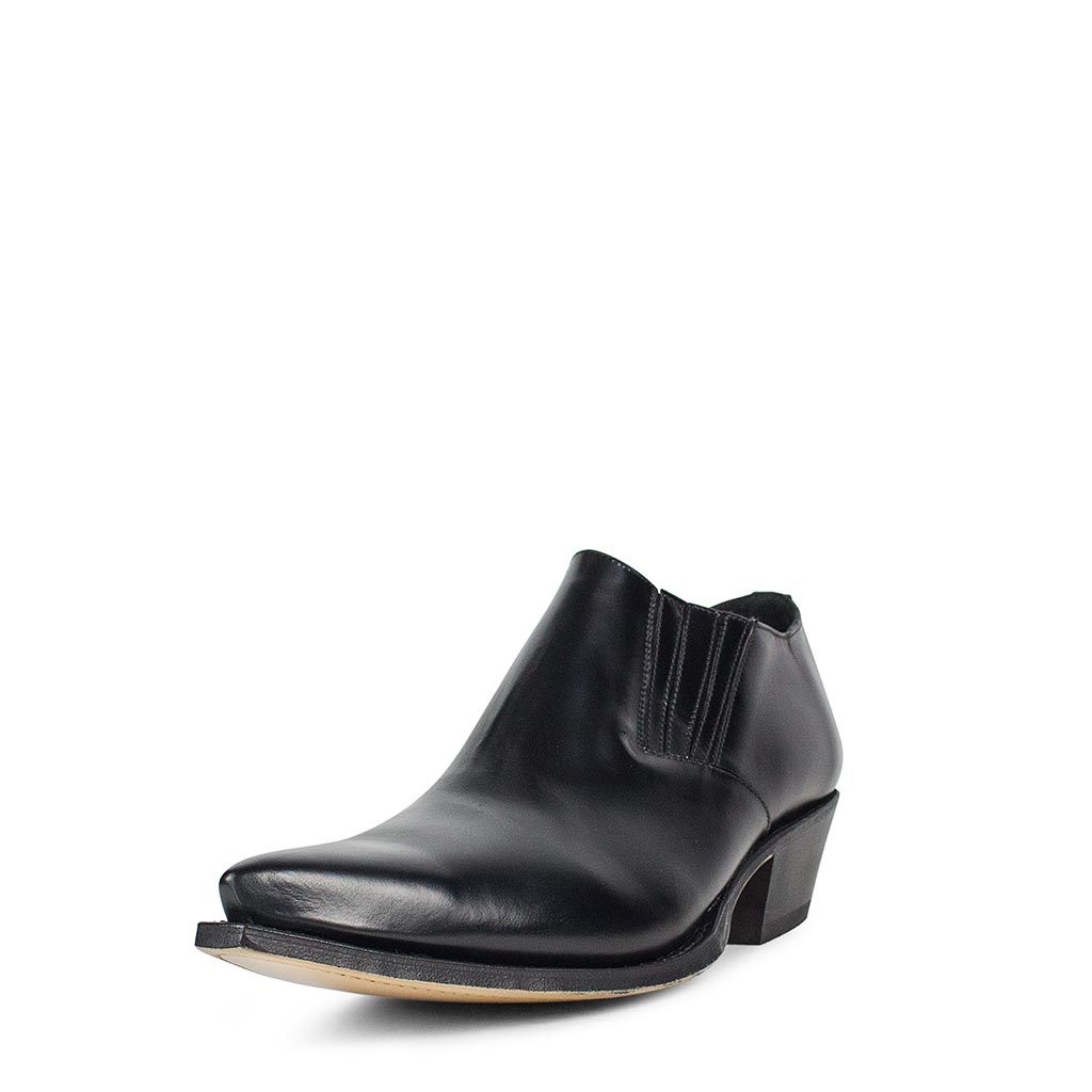 sendra-boots-4133-cuervo-antic-negro-halbschuh-schwarz image 2