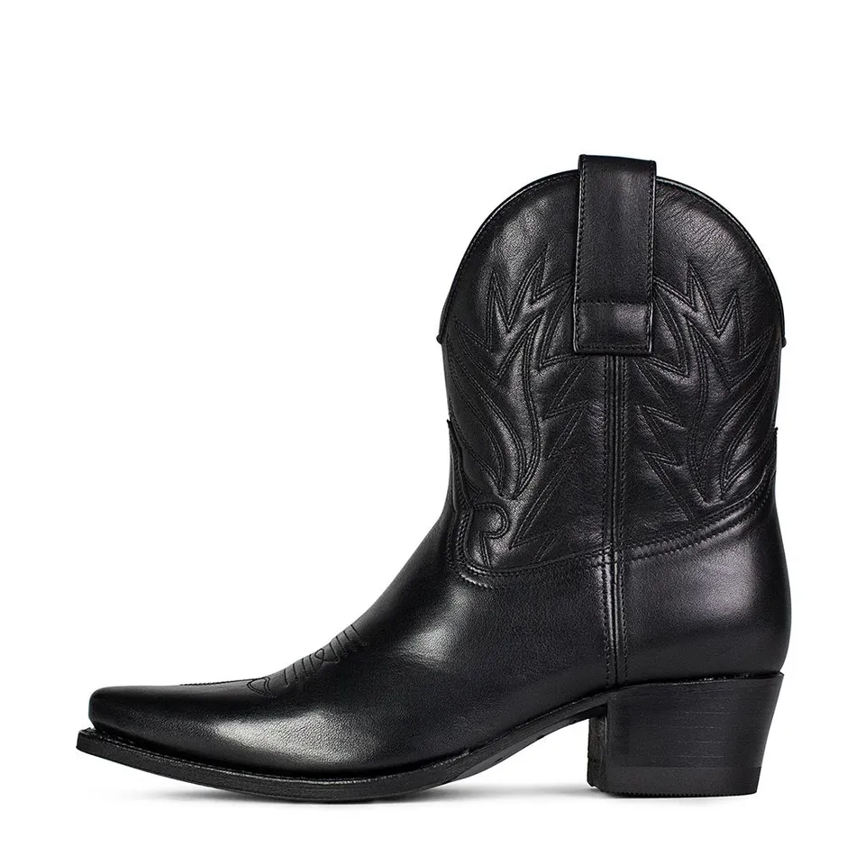 sendra-boots-16954-gene-salvaje-negro-cowboy-stiefelette image 1