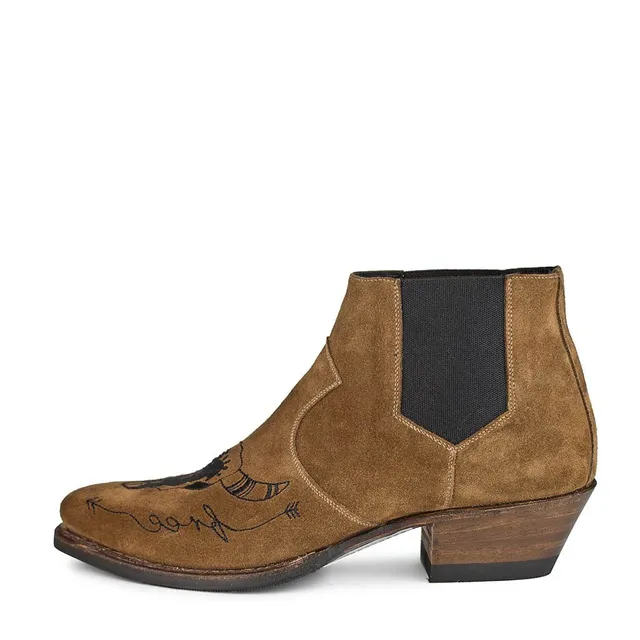 sendra-boots-15501-neri-serraje-sigaro-104-damen-chelsea-boots image 1