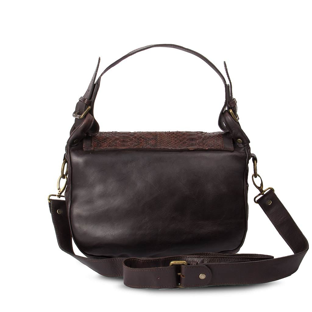 sendra-boots-508-testa-cremoisi-lederhandtasche-braun-kroko image 2