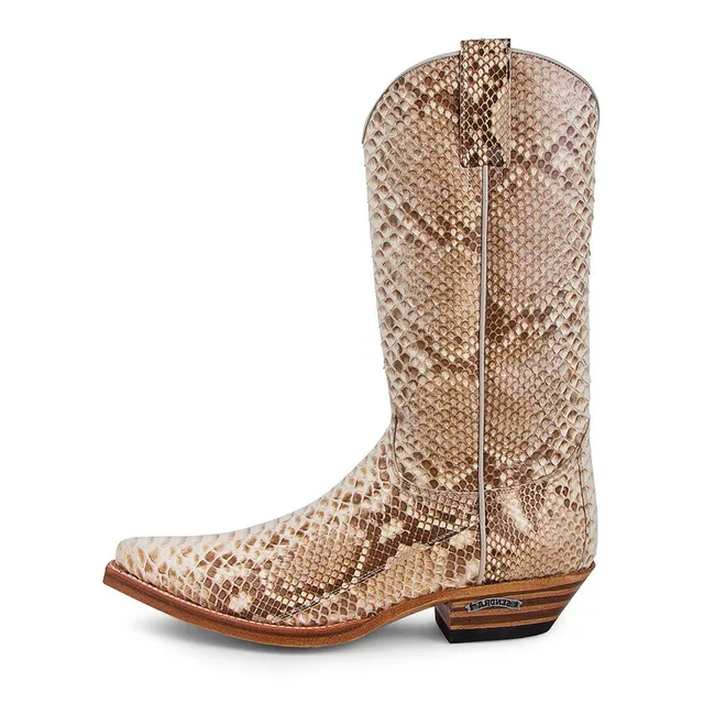 sendra-boots-2966-pico-piton-barriga-natural-exotic-westernstiefel image 1