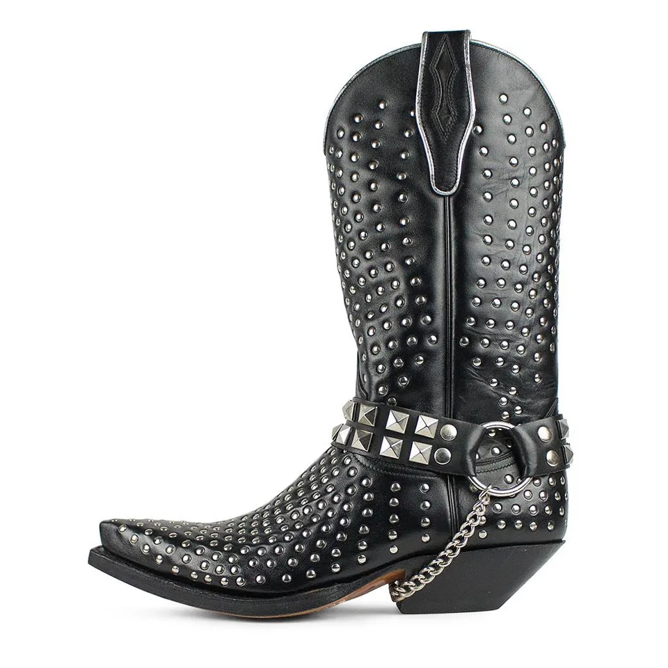 sendra-boots-5421-cuervo-baly-negro-vivo-nickel-cowboystiefel image 1