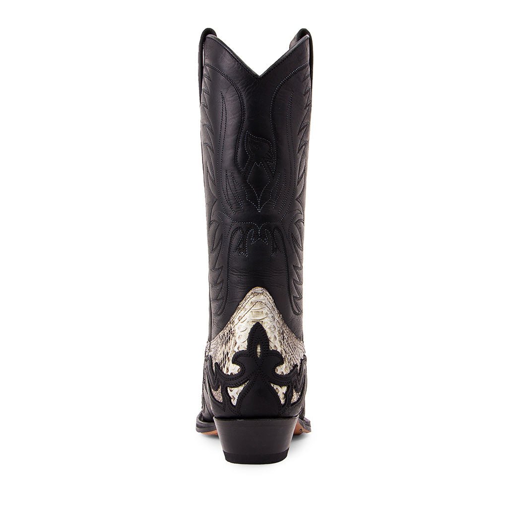 sendra-3241-cuervo-sprinter-negro-pit-n-barriga-natural-exotic-cowboystiefel image 4
