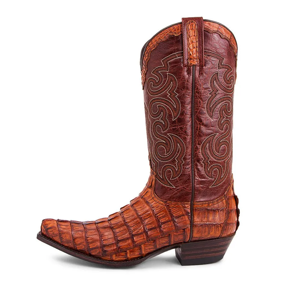 sendra-boots-10004-cuervo-cola-cresta-peanut-kaiman-cowboystiefel-braun-limited image 1
