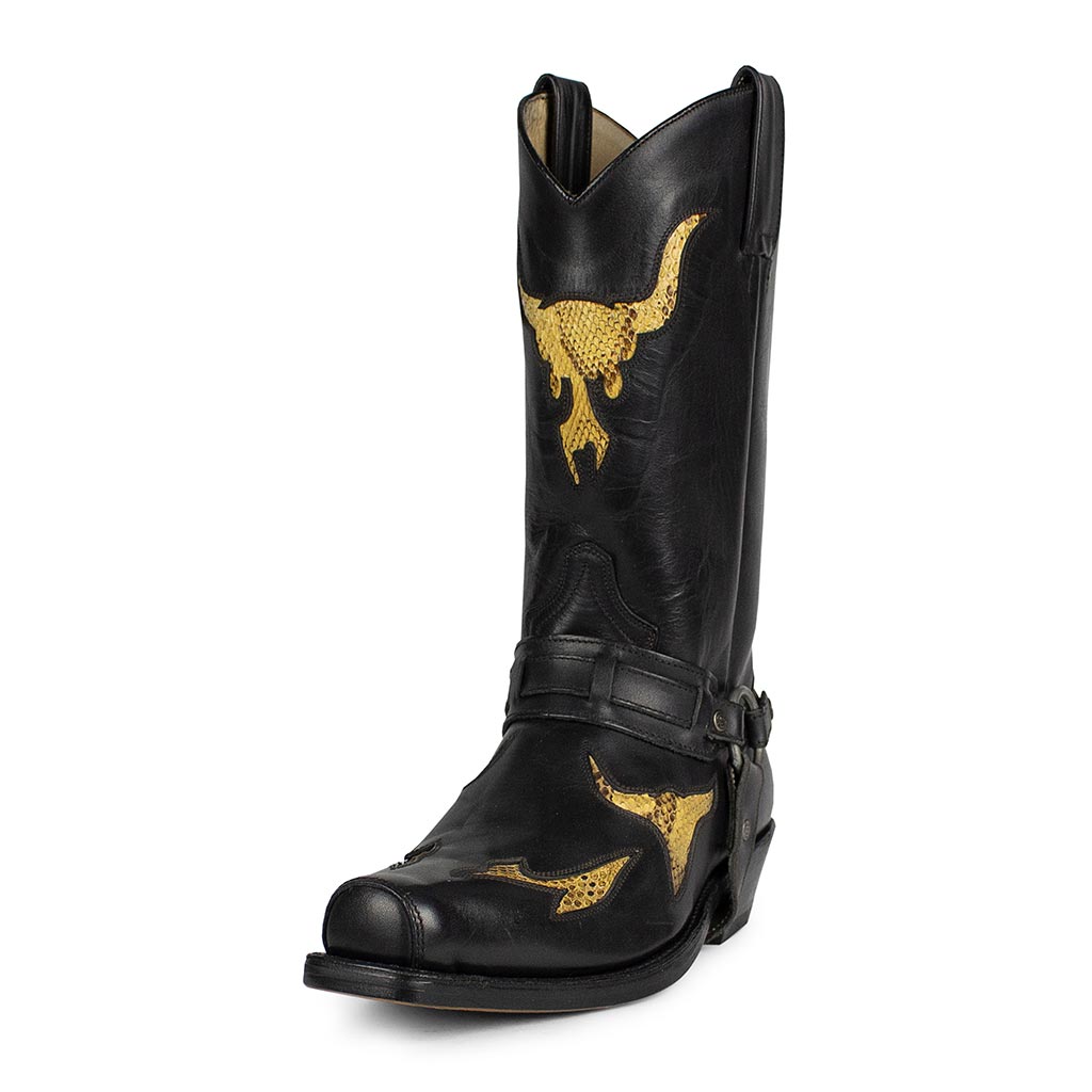 sendra-boots-4719-58-seta-pull-oil-negro-biker-boots-herren image 2