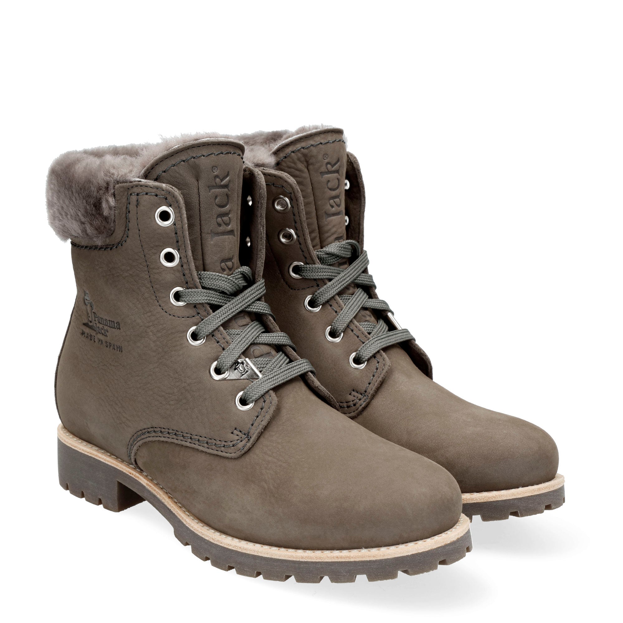 panama-jack-panama-03-igloo-b20-nobuck-gris-damenstiefel-nubuk-lammfell-grau image 3