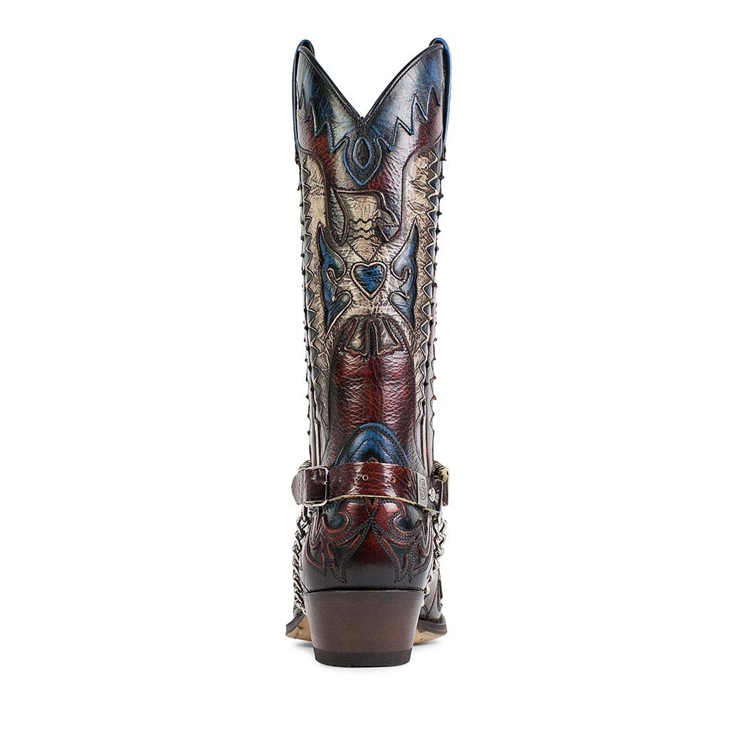 sendra-boots-3840-cuervo-cowboystiefel-hurricane-rojo-ducados image 4