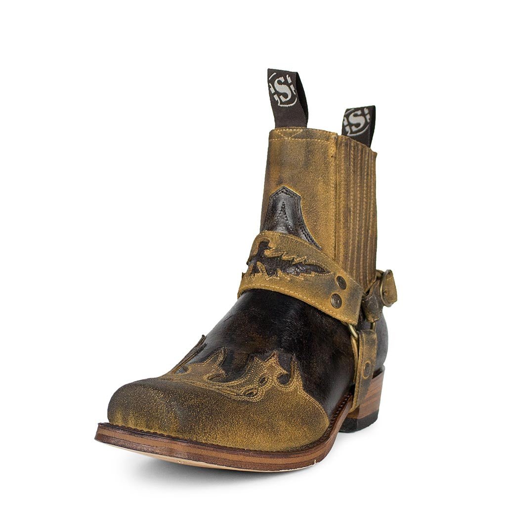 sendra-boots-7811-blues-barbados-stiefelette-camel image 2