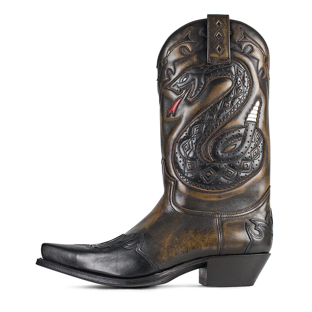 sendra-boots-3379-cuervo-natur-antic-jacinto-cowboystiefel-herren image 1