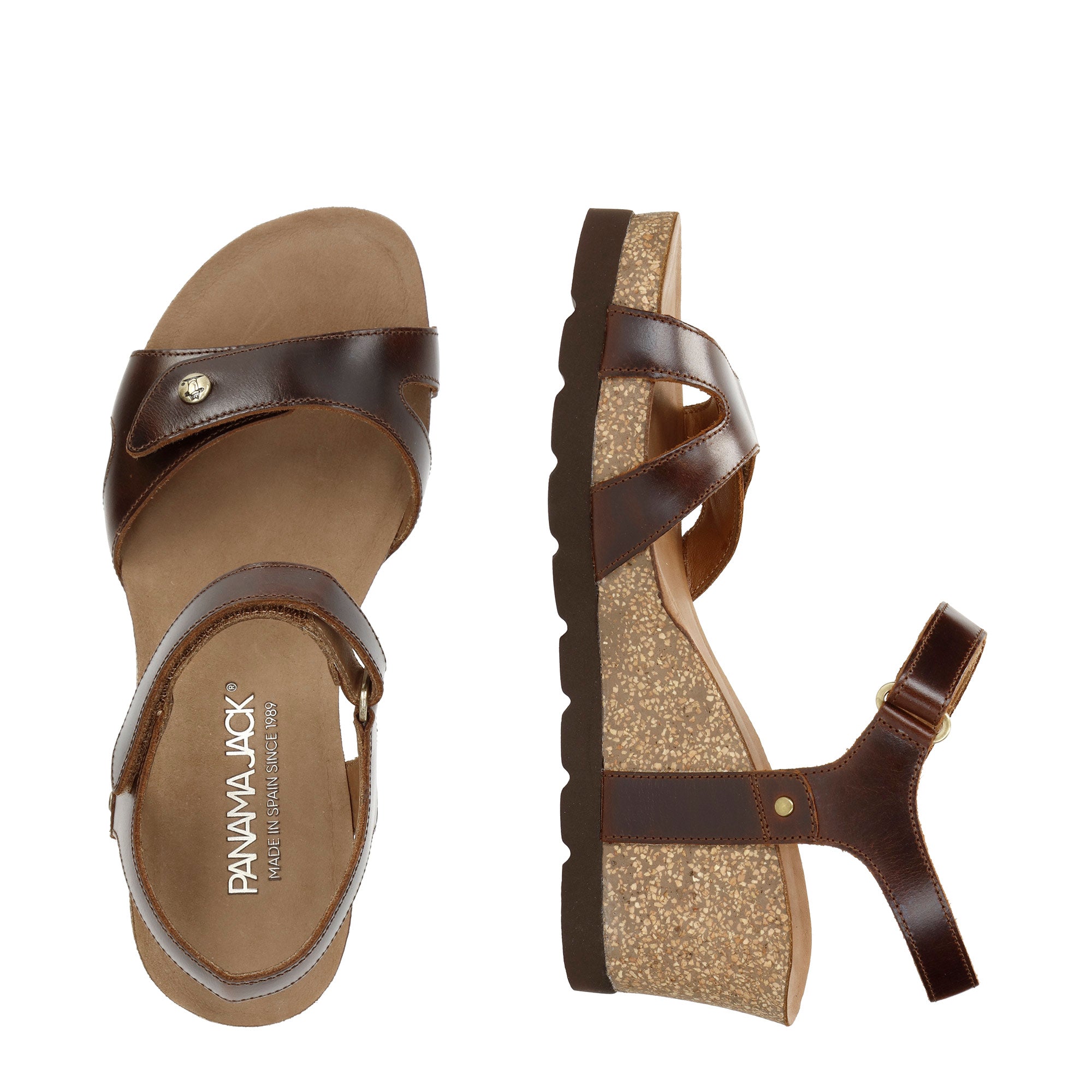panama-jack-julia-clay-b4-keilsandalette-pull-up-cuero-cognac image 4