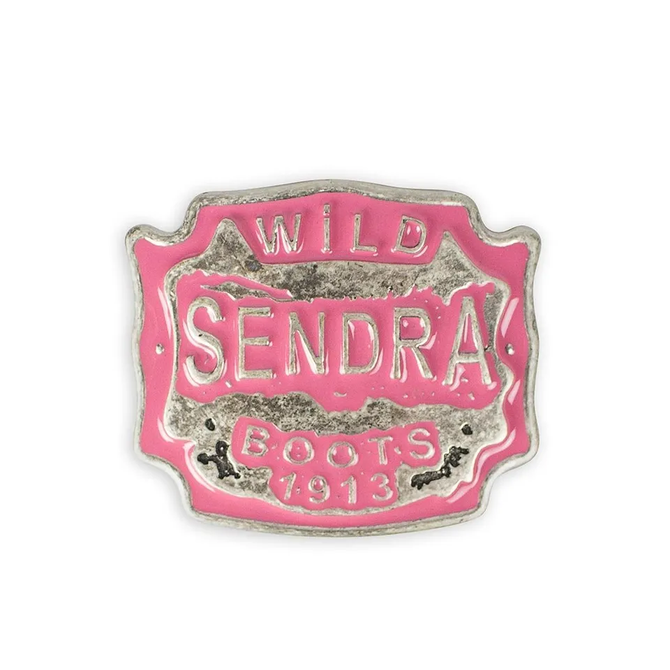 sendra-boots-hebilla-wild-2497-silberschmuck-schnalle-silber-matt-pink image 1