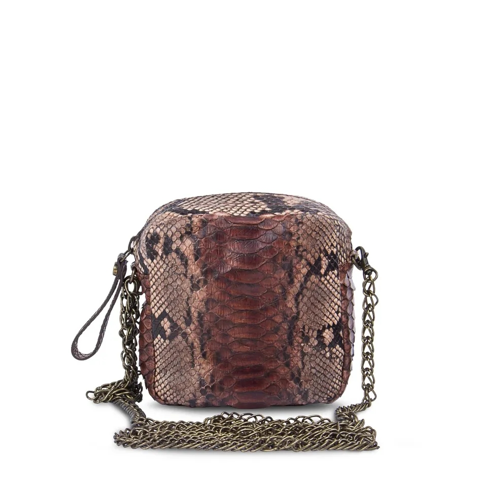 sendra-boots-506-python-fantas-a-piedra-handtasche-aus-pythonleder-in-braun-schw image 1