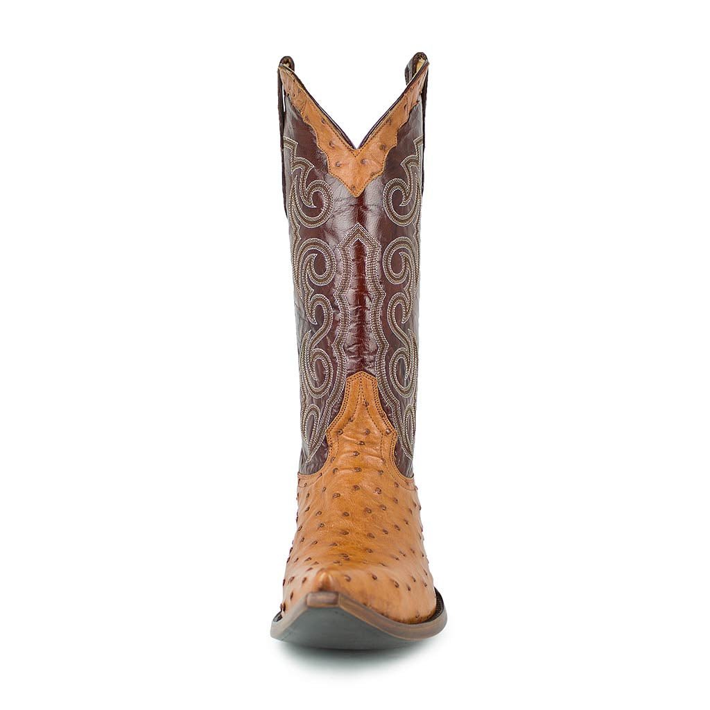 sendra-boots-texas-avestruz-cognac-exotic-cowboy-stiefel-limited-edition image 4