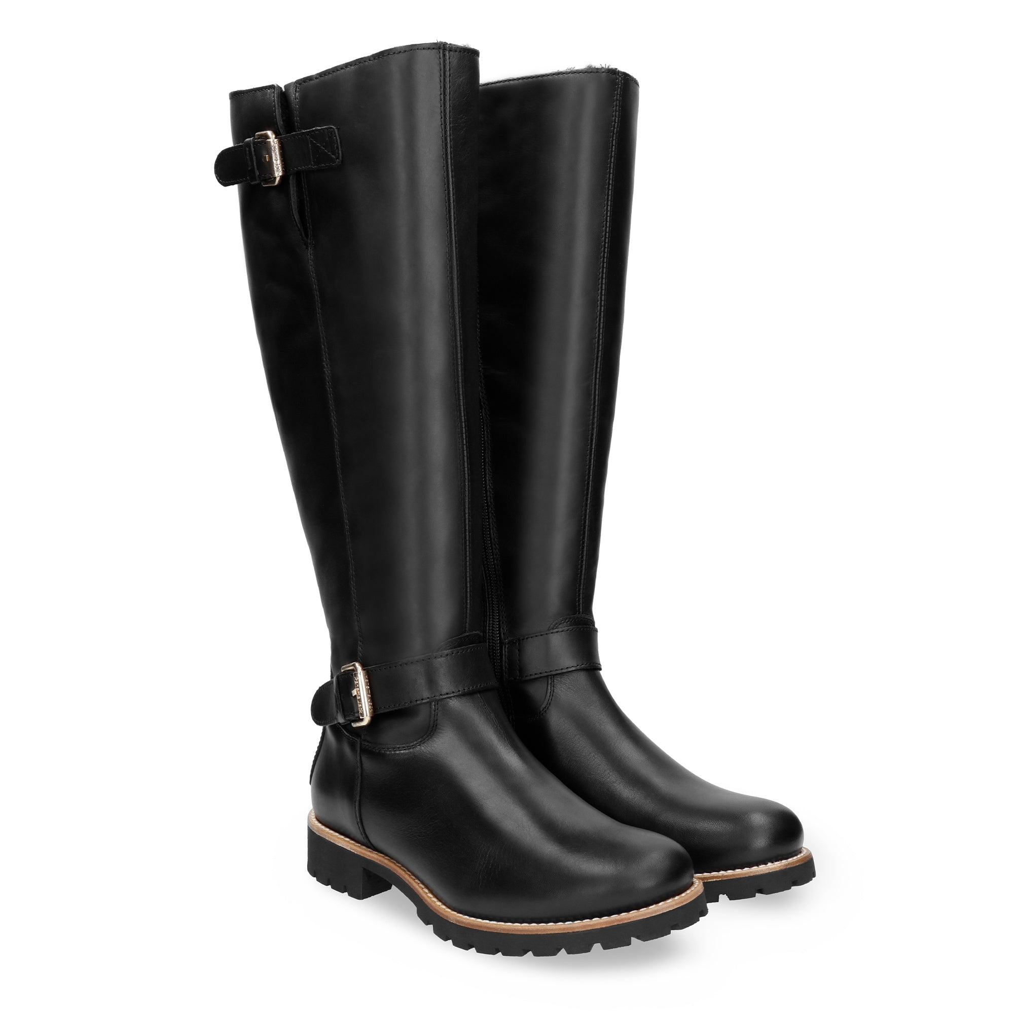 panama-jack-amberes-igloo-damen-langstiefel-napa-grass-negro-schwarz image 3