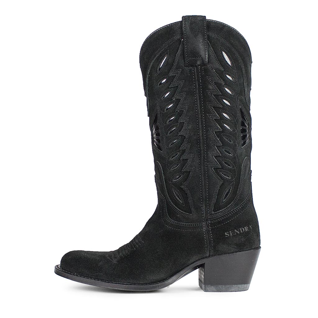 sendra-boots-8850-debora-nl-serraje-negro-damen-cowboystiefel image 1
