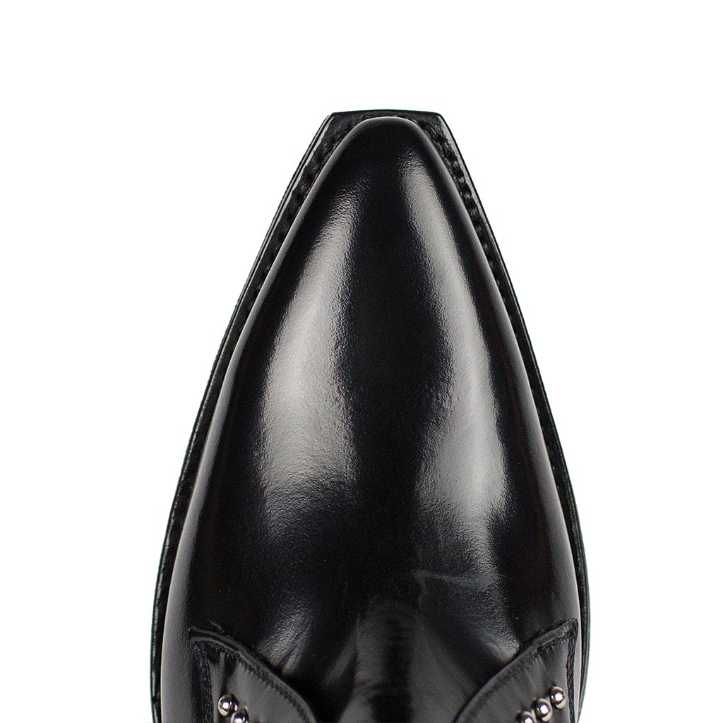sendra-boots-17478-montecarlo-antic-negro-damen-stiefelette-schwarz-nieten image 5
