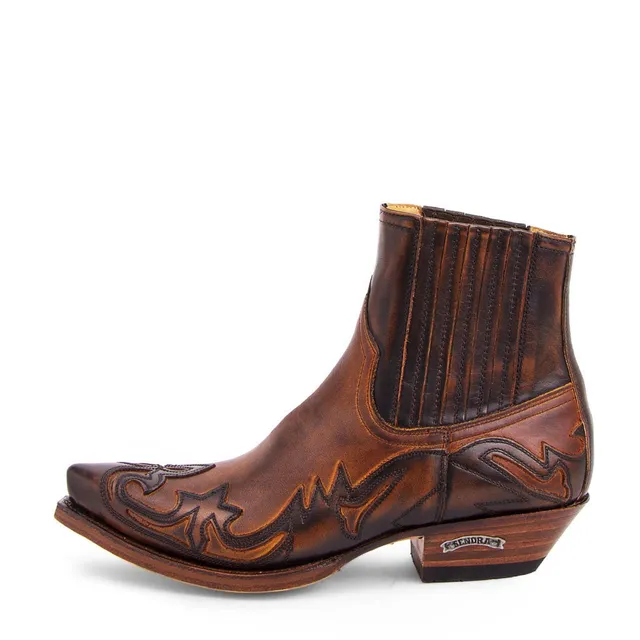 sendra-boots-4660-cuervo-chelsea-bootie-britnes-marron-evolution-tang image 1