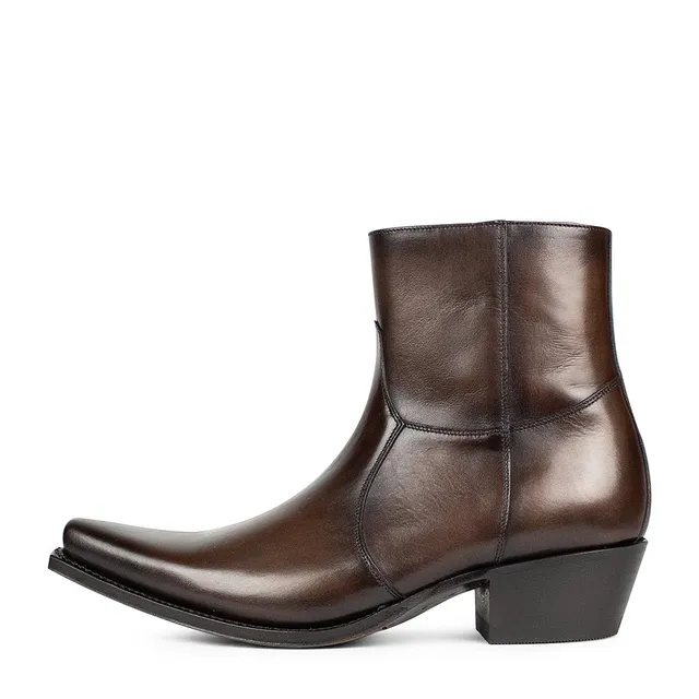 sendra-boots-5200-mi-hand-paint-crust-dark-brown-westernstiefel image 1