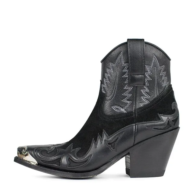 sendra-boots-16695-lula-serr-kaleido-negro-damen-stiefelette image 1