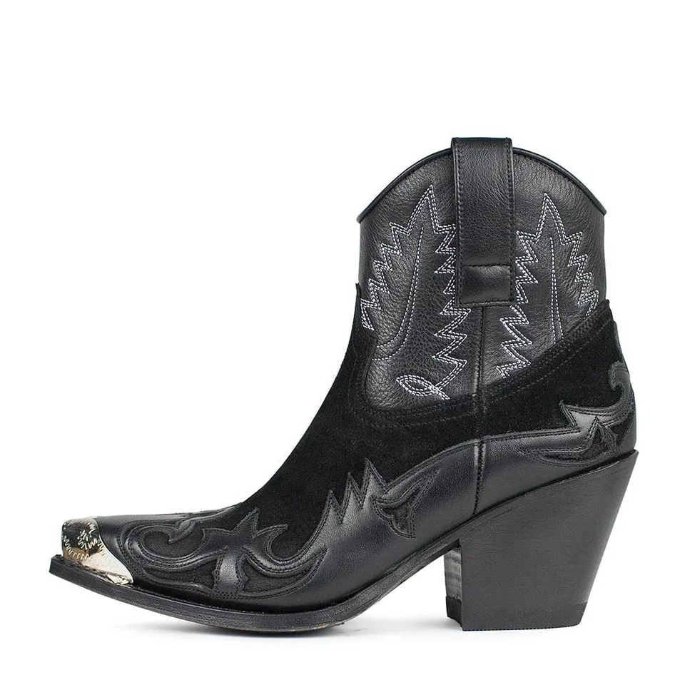 sendra-boots-16695-lula-serr-kaleido-negro-damen-stiefelette image 1