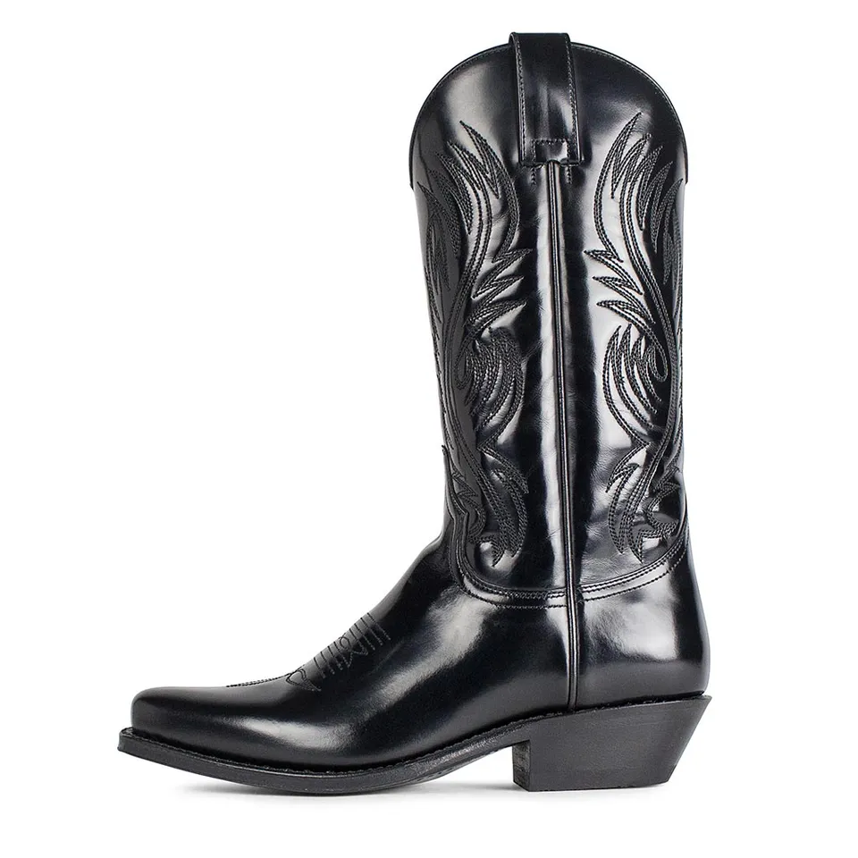 sendra-boots-2605-red-antic-negro-cowboystiefel-schwarz image 1