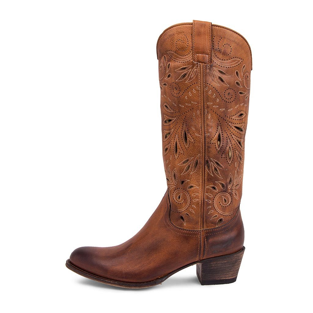 sendra-11360-debora-damen-cowboy-stiefel-miele-braun image 1