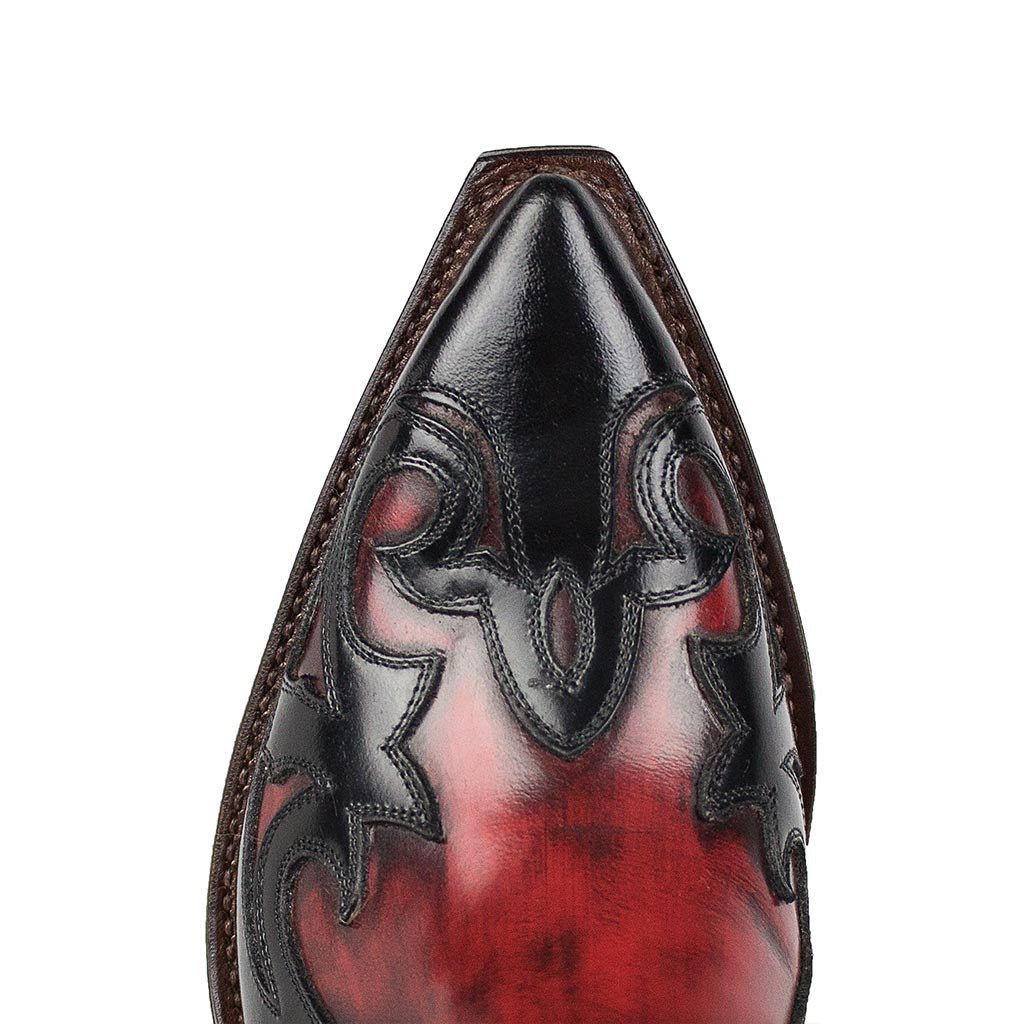 sendra-boots-16695-gorca-flora-negro-rojo-cowboy-bot-n-schwarz-rot image 4