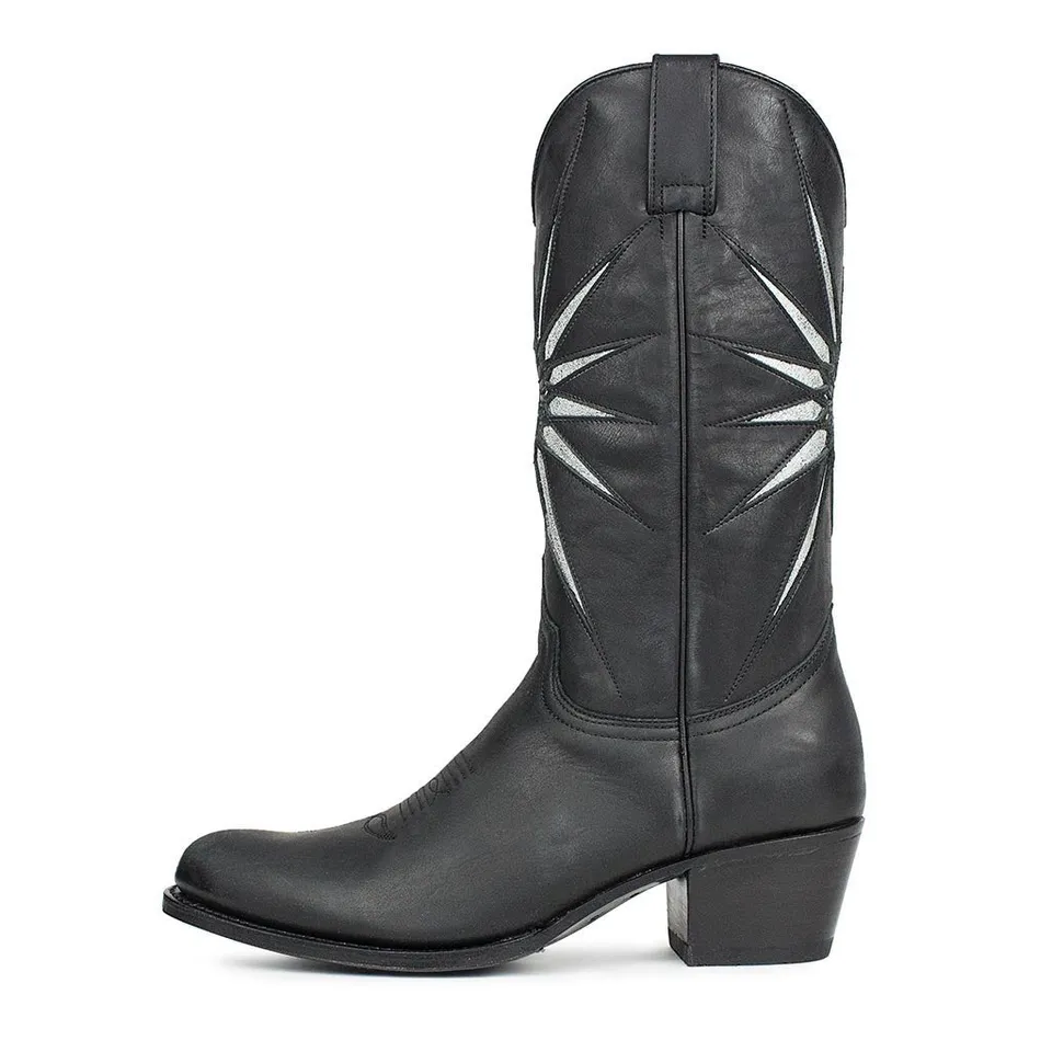 sendra-boots-17160-debora-olimpia-negro-damen-cowboystiefel image 1