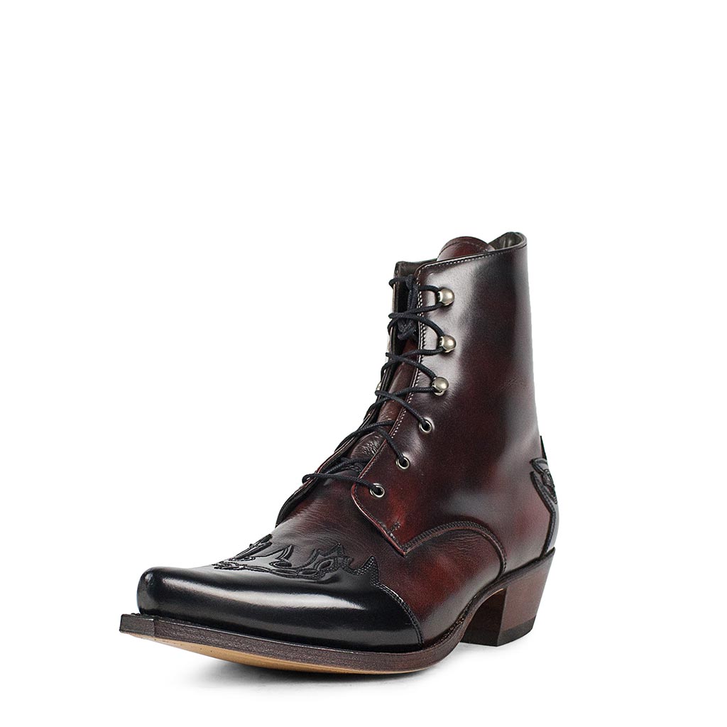 sendra-boots-s0137-11699-cuervo-burdeos-negro-herren-cowboystiefel image 2