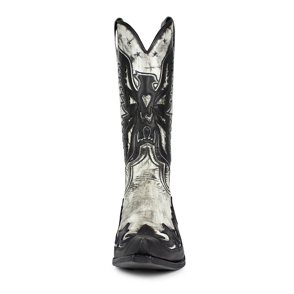 sendra-boots-6885-cuervo-flora-blanco-lav-old-herren-westernstiefel-mit-handgema image 3