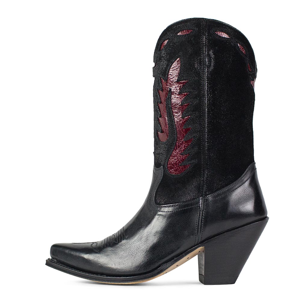 sendra-boots-18833sd2-lula-todi-negro-damen-stiefel image 1