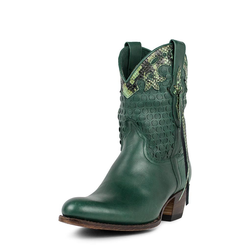 sendra-boots-15041-debora-nl-cowboy-stiefel-salvaje-muschio-t-rkis image 2
