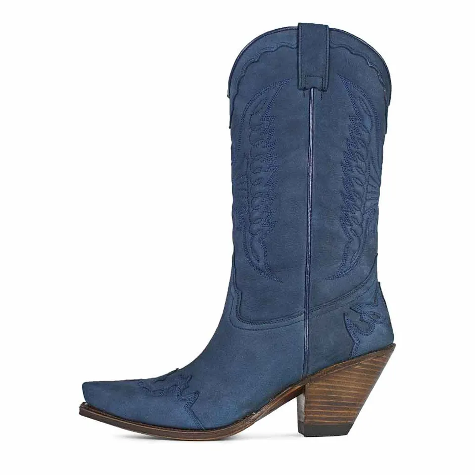 sendra-boots-2560-gorca-nobuk-softy-delave-153-azul-damen-cowboystiefel-blau image 1