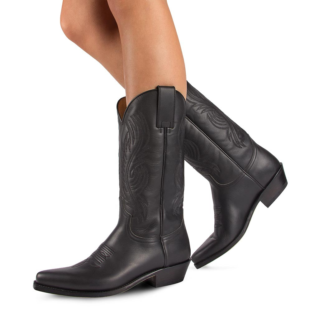 sendra-boots-2605-red-pull-oil-negro-cowboy-boots-schwarz image 8