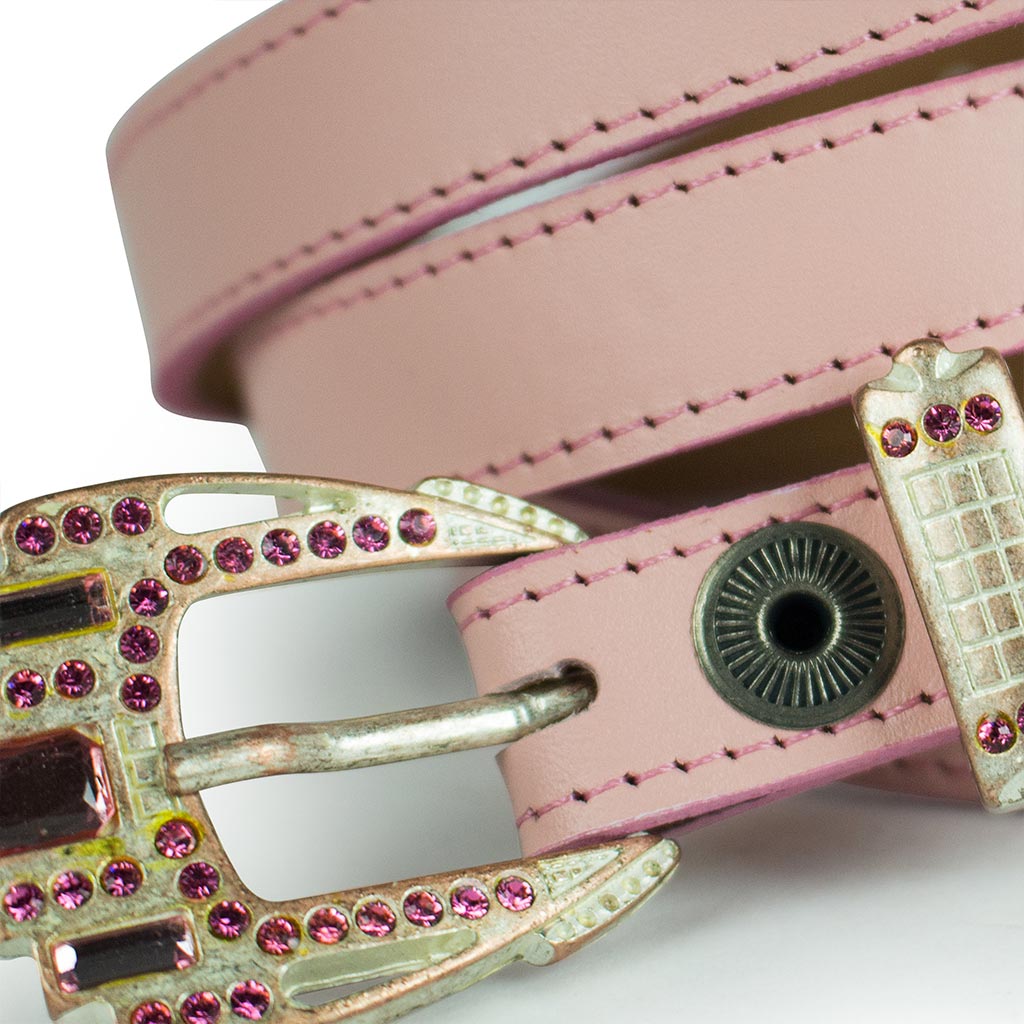 sendra-boots-1287-premier-lederg-rtel-rosa-strass image 2
