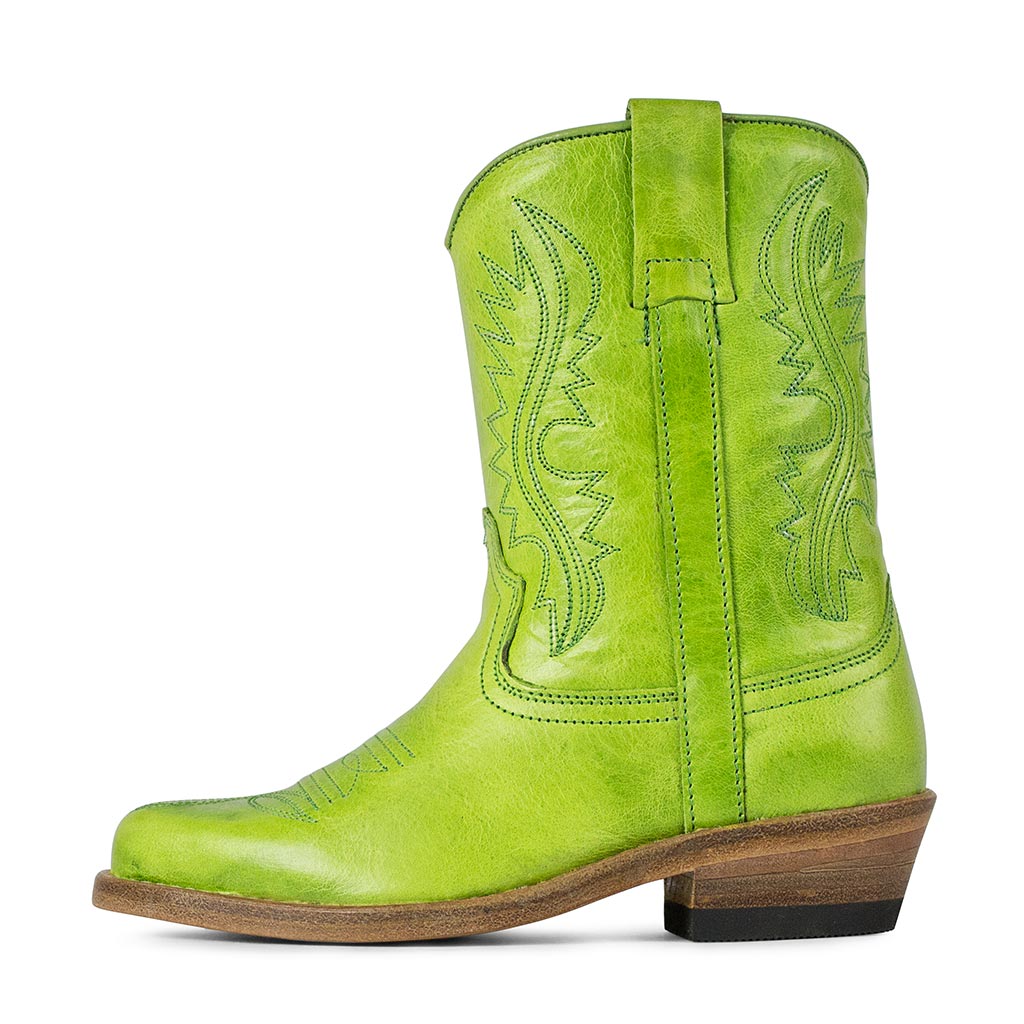 sendra-boots-2605n-micky-britnes-manzana-kinder-cowboystiefel-gr-n image 1