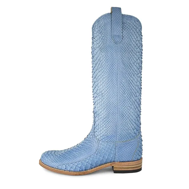 sendra-boots-8512p-python-stiefel-sabia-azul-damen image 1