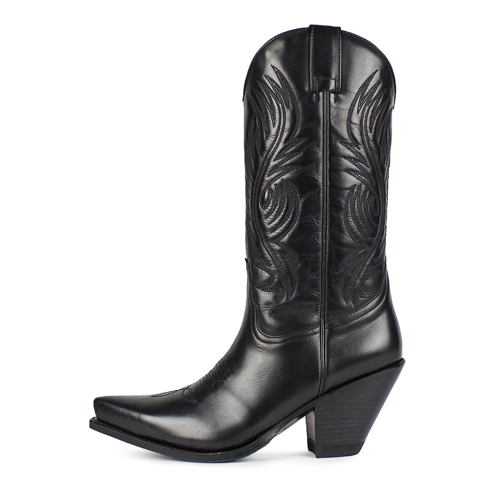 sendra-boots-2605-flora-negro-damen-westernstiefel-schwarz image 1