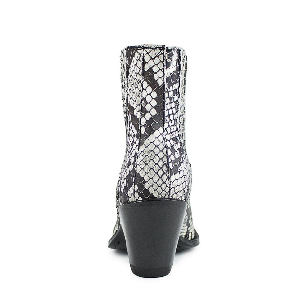 sendra-boots-16060-gorca-empire-damen-stiefelette-python-optik-8-cm-absatz image 5