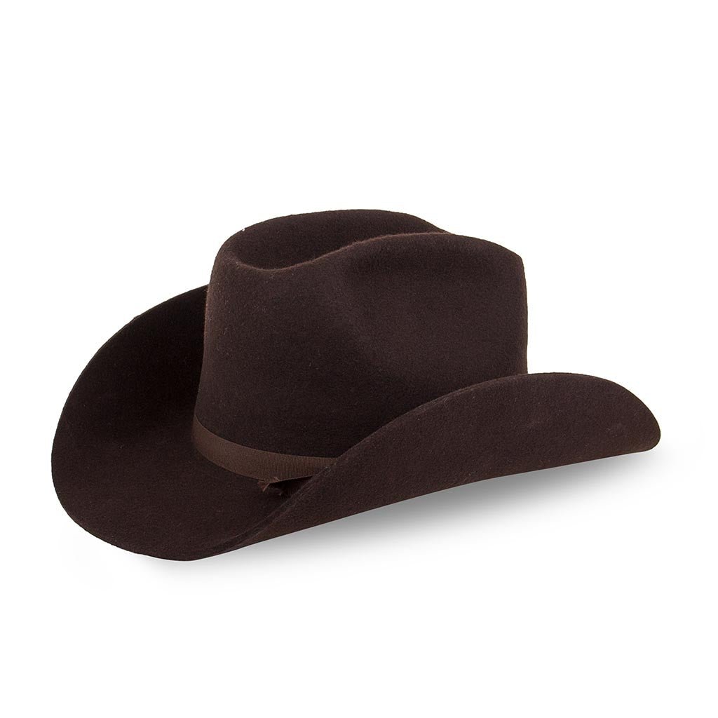 sendra-boots-cowboyhut-marron-aus-baumwoll-filz image 1