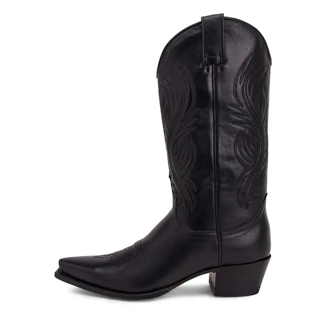 sendra-boots-2605-judy-salvaje-negro-damen-cowboystiefel-schwarz image 1