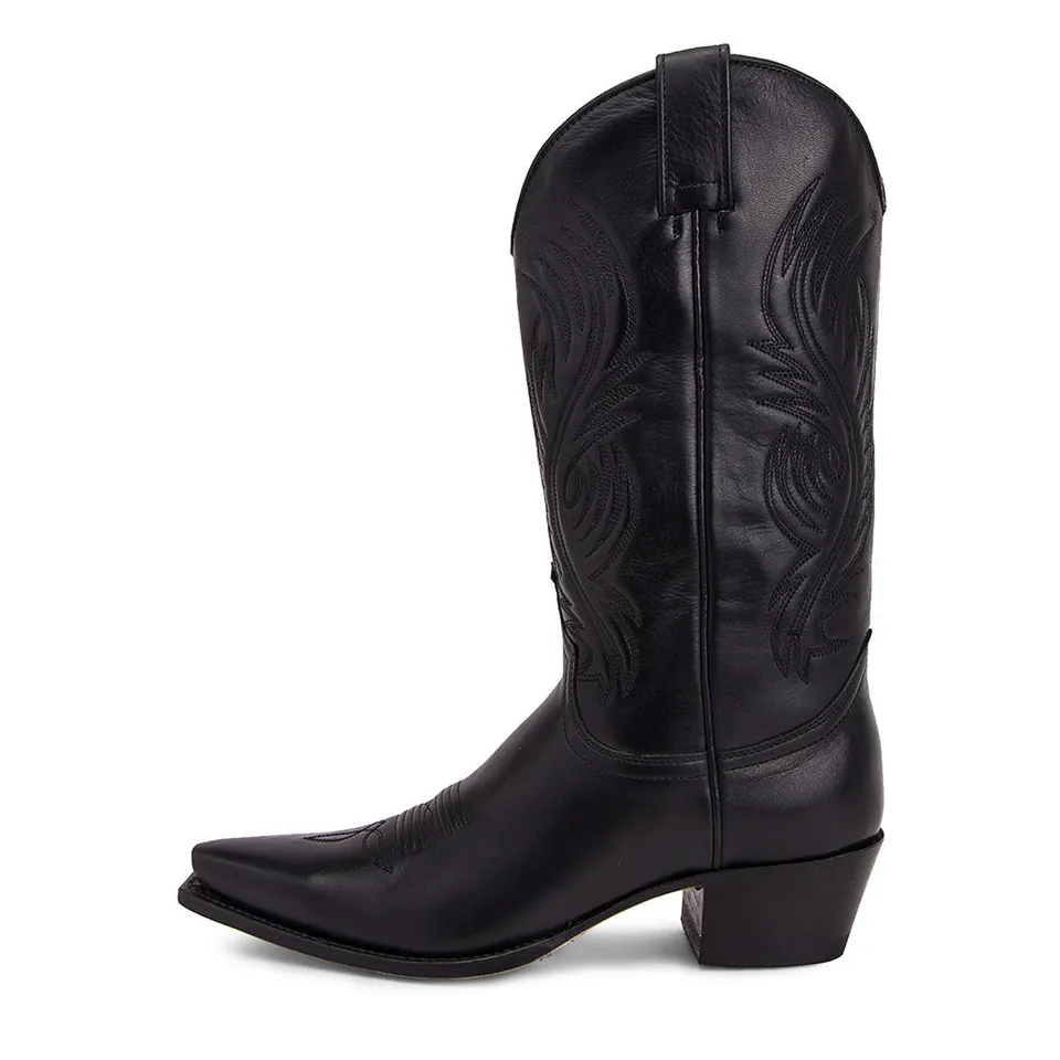 sendra-boots-2605-judy-salvaje-negro-damen-cowboystiefel-schwarz image 1