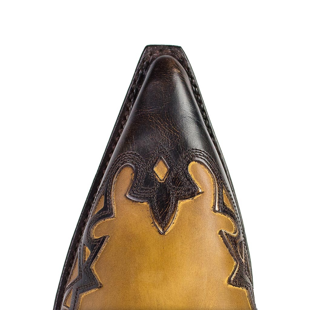sendra-boots-s0066-5531-mostaza-cowboystiefel-wei-senf-braun image 2