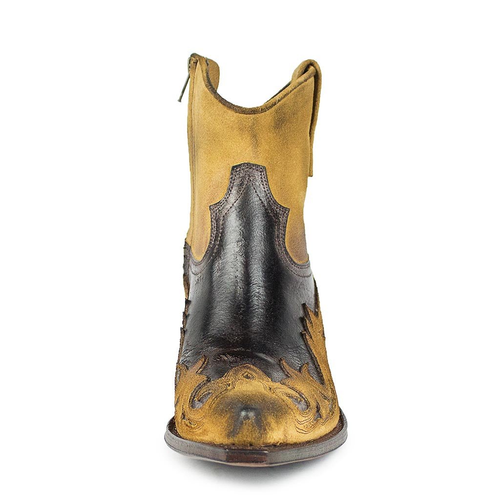 sendra-boots-16695-gorca-serraje-barbados-stiefeletten-gelb-braun image 5