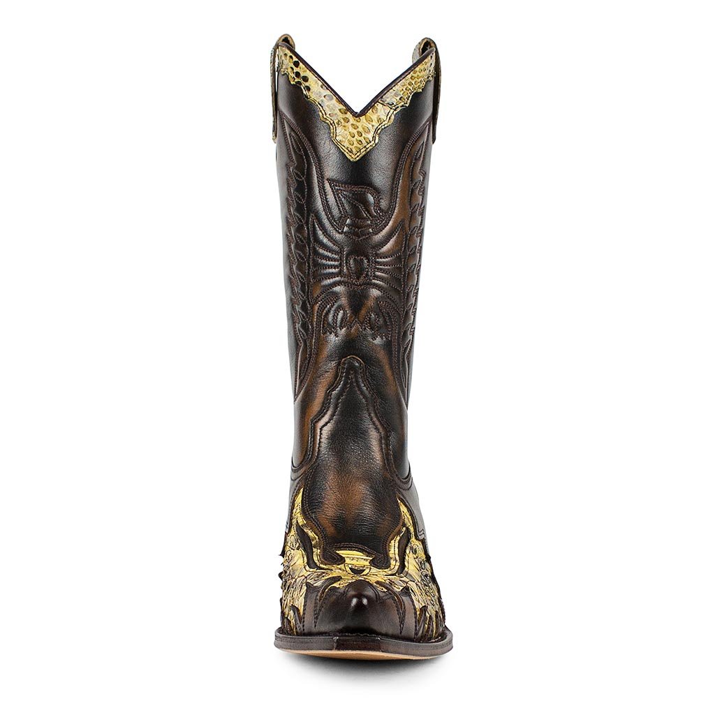 sendra-boots-7106p-gorca-natur-antic-jacinto-cowboy-stiefel-damen image 3