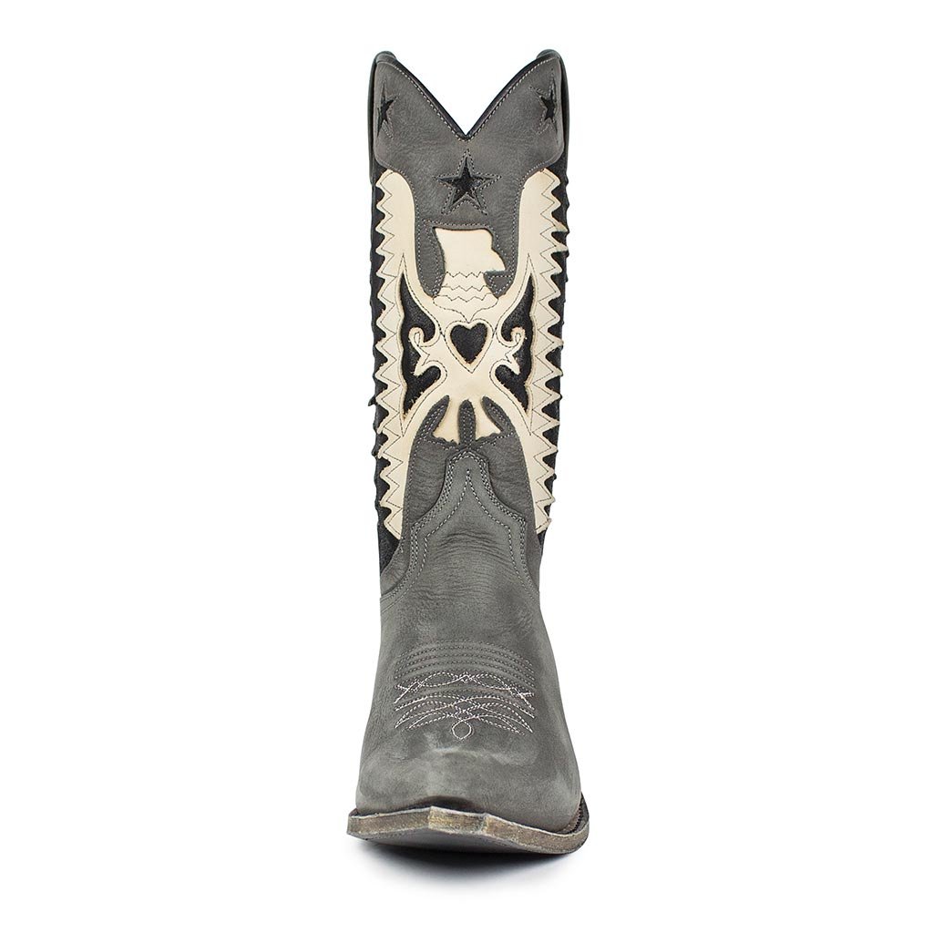 sendra-boots-14144-lia-flota-chaira-lavado-damen-cowboystiefel-grau-mit-adler-st image 3