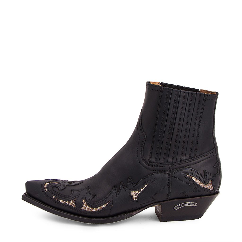 sendra-boots-6799-cuervo-cowboystiefel-schwarz image 1
